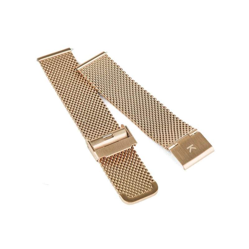 16mm Mesh Strap - Rose Gold