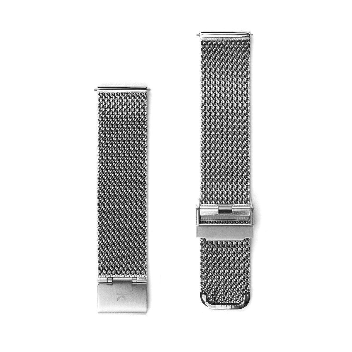 Silver Chain Mesh Watch Strap - 20mm Width Watch Strap - Kartel Scotland