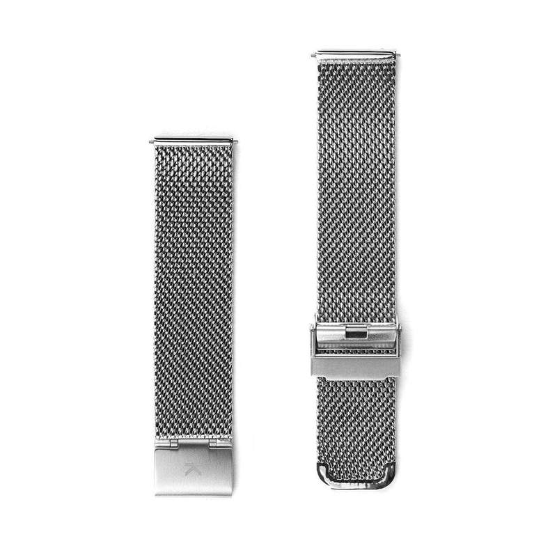 16mm Mesh Strap - Silver