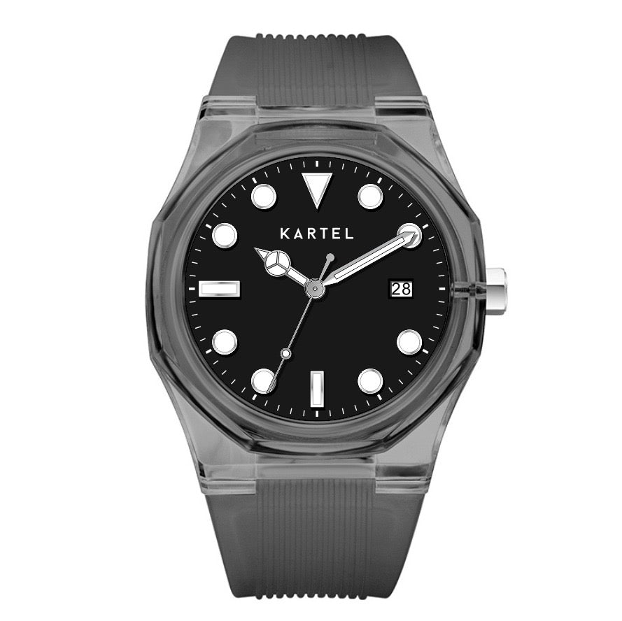 Spectrum Watch - Black Dial / Black Strap - Kartel