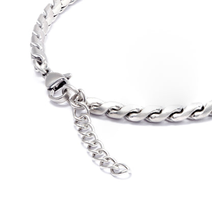 Kartel Silver Chain Link Bracelet