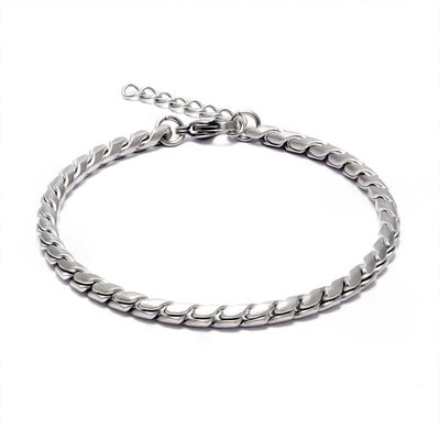 Kartel Silver Chain Link Bracelet - Kartel