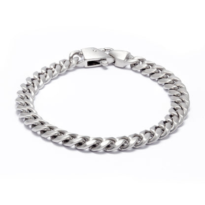 Kartel Classic Silver Curb Chain Bracelet