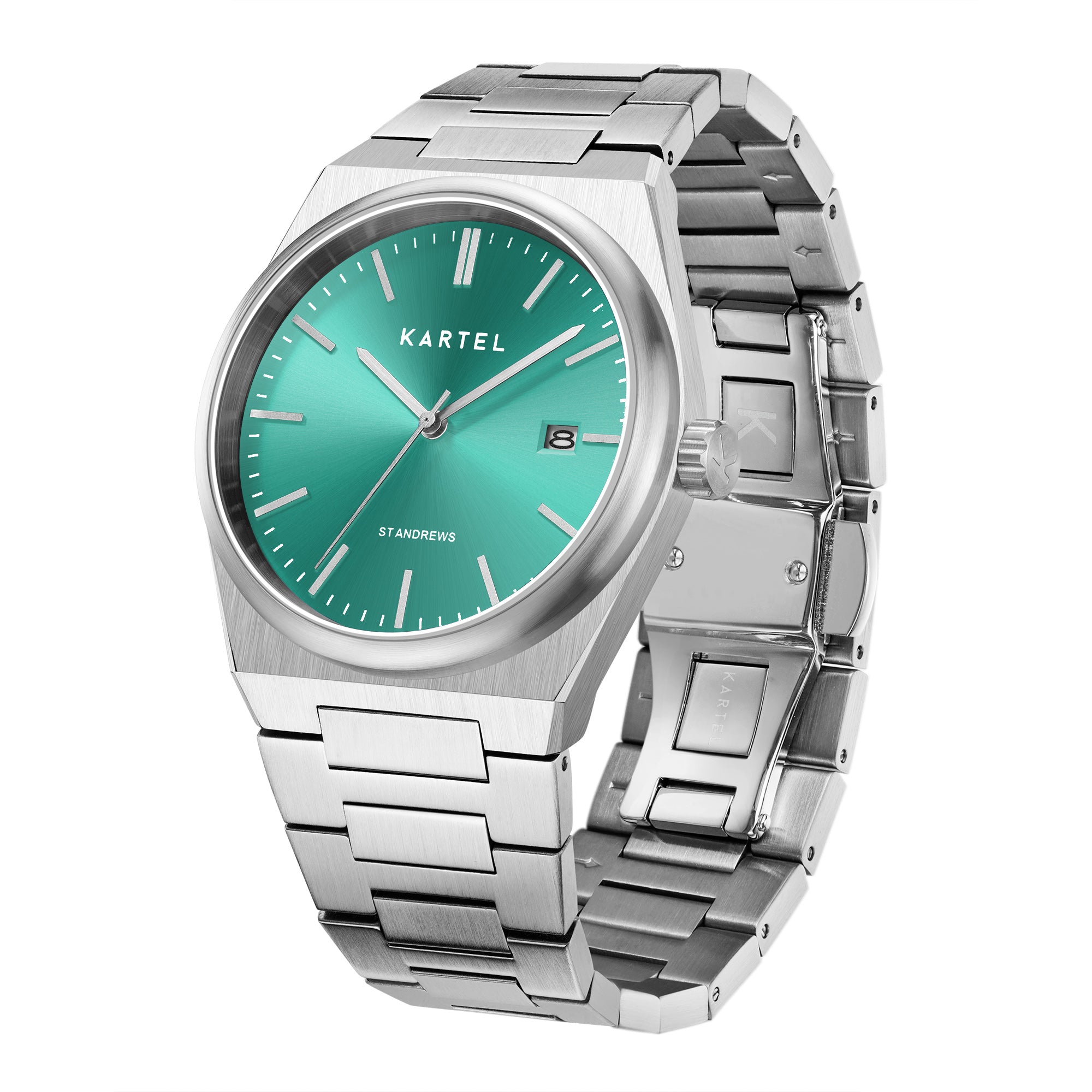 St Andrews Watches - Teal Dial