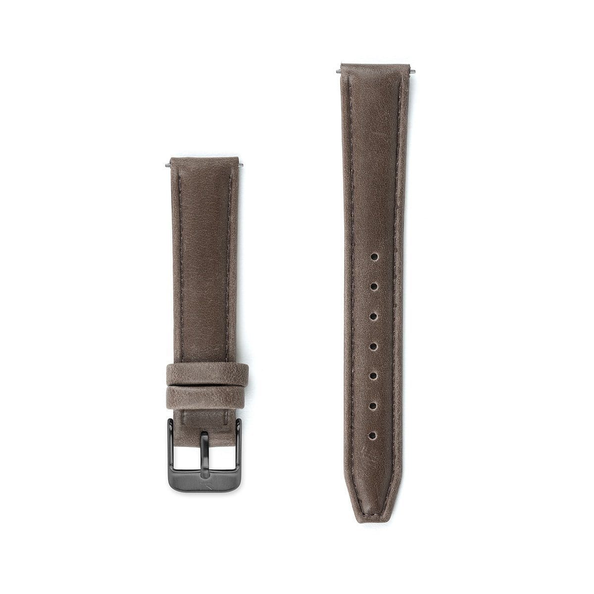 Brown Stitched Leather Watch Strap - 16mm Width Watch Strap - Kartel Scotland
