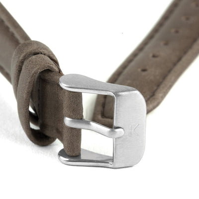 Brown Stitched Leather Watch Strap - 16mm Width Watch Strap - Kartel Scotland