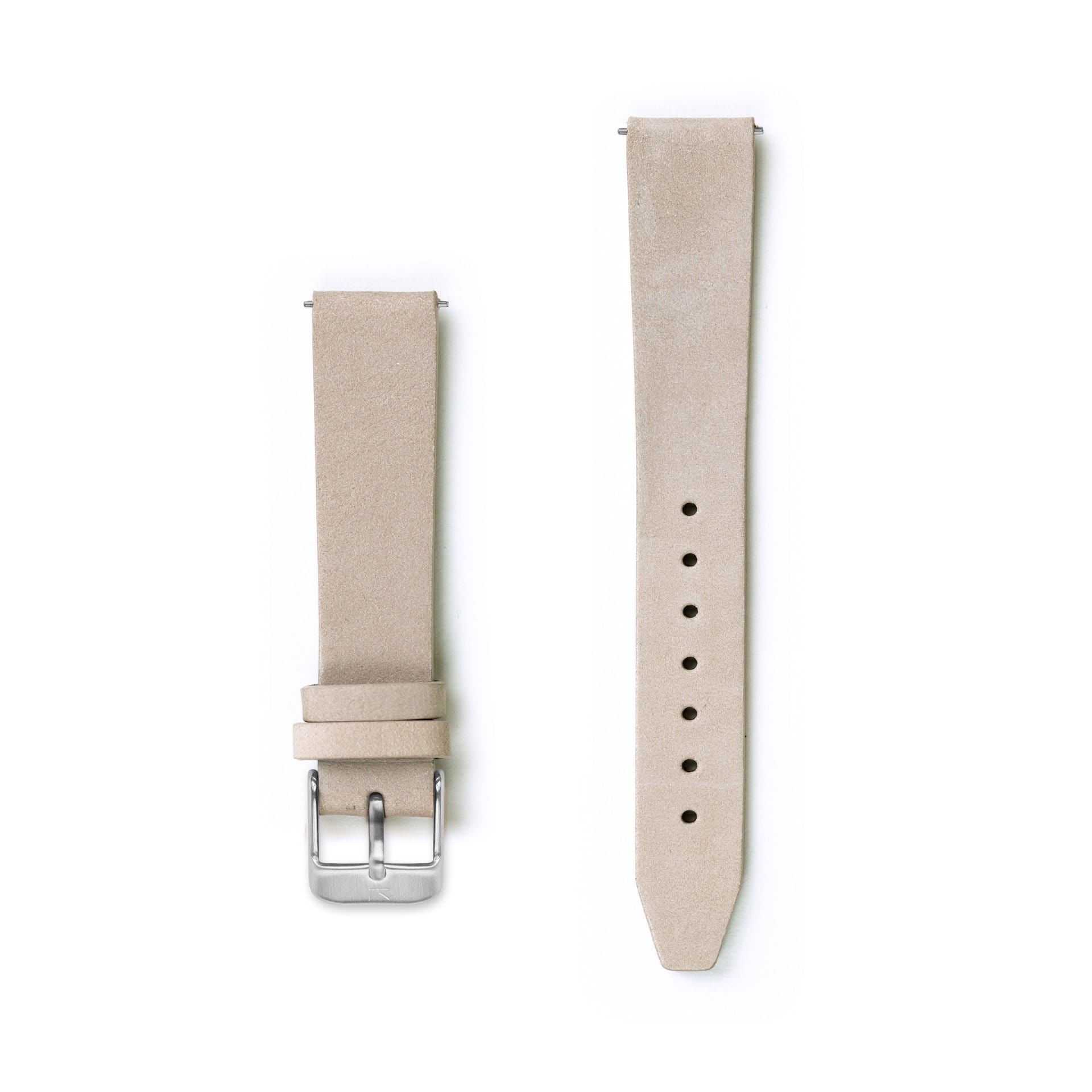 Flat Nude Pink Leather Watch Strap - 16mm Width Watch Strap - Kartel Scotland