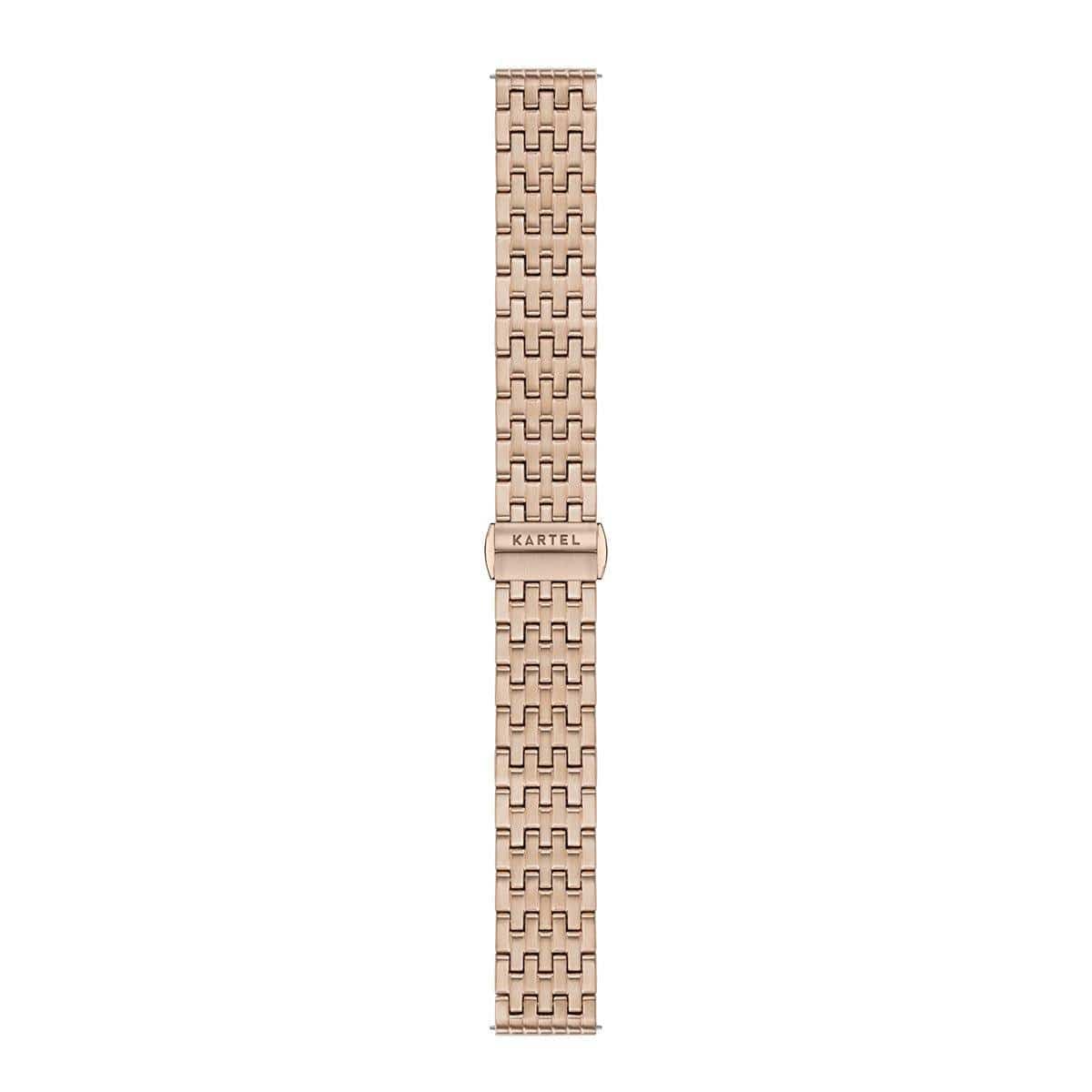 Rose Gold Metal Watch Strap - 16mm Width Watch Strap - Kartel Scotland