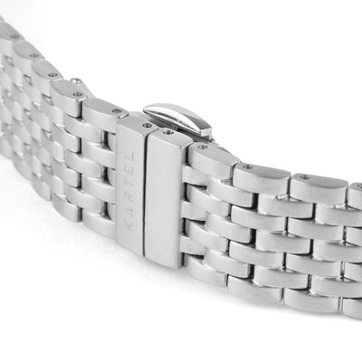 Silver Metal Watch Strap - 20mm Width Watch Strap - Kartel Scotland