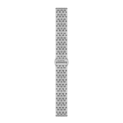 Silver Metal Watch Strap - 20mm Width Watch Strap - Kartel Scotland