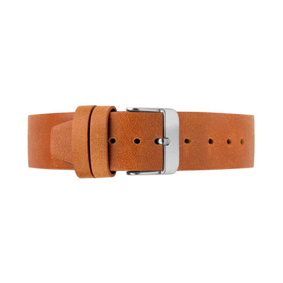 Tan Flat Leather Watch Strap - 20mm Width Watch Strap - Kartel Scotland