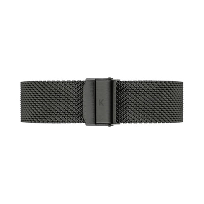 Black Chain Mesh Watch Strap - 20mm Width Watch Strap - Kartel Scotland