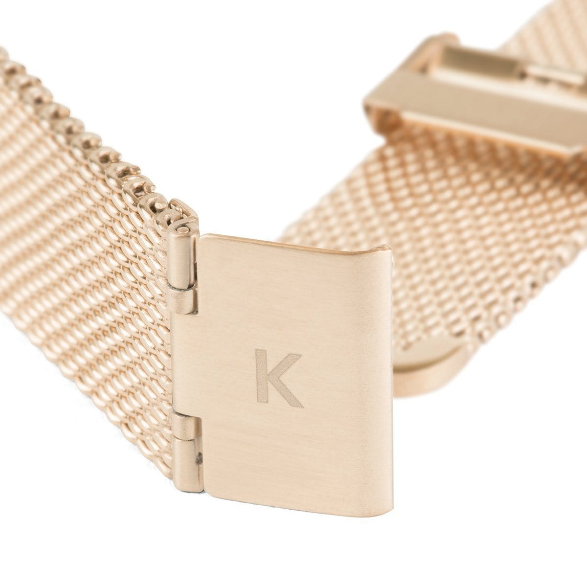 Rose Gold Chain Mesh Watch Strap - 20mm Width Watch Strap - Kartel Scotland