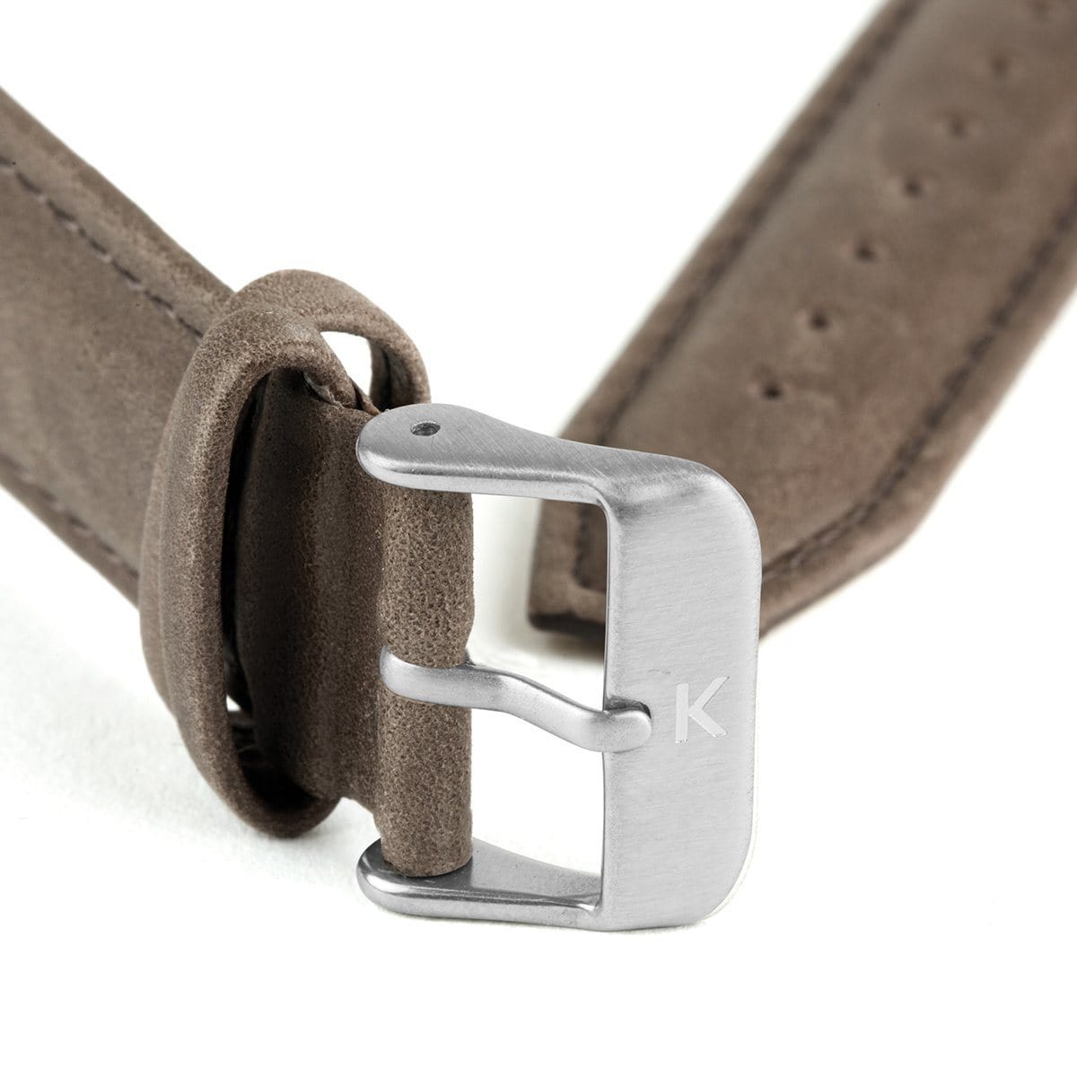 Brown Stitched Leather Watch Strap - 20mm Width Watch Strap - Kartel Scotland