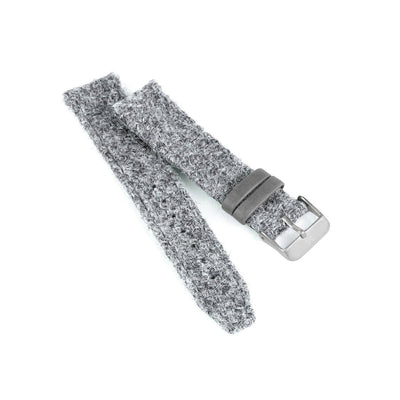 Light Grey Harris Tweed Watch Strap – 20mm Width Watch Strap - Kartel Scotland
