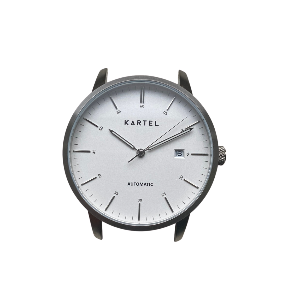CAMERON 41mm Automatic - Silver Case/White Dial