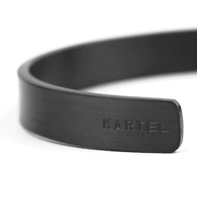 Stainless Steel (IP Black) Cuff - 4 Sizes - Kartel