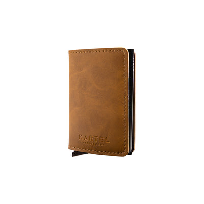 Light Brown Wallet With Card Holder - Kartel