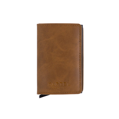 Light Brown Wallet With Card Holder - Kartel
